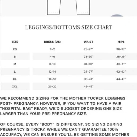 NWOT Belly Bandit Mother Tucker Compression Leggings in Black. Sz: M - Picture 8 of 8